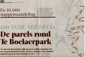 Te Boelaerpark - 100 jaar Art Deco